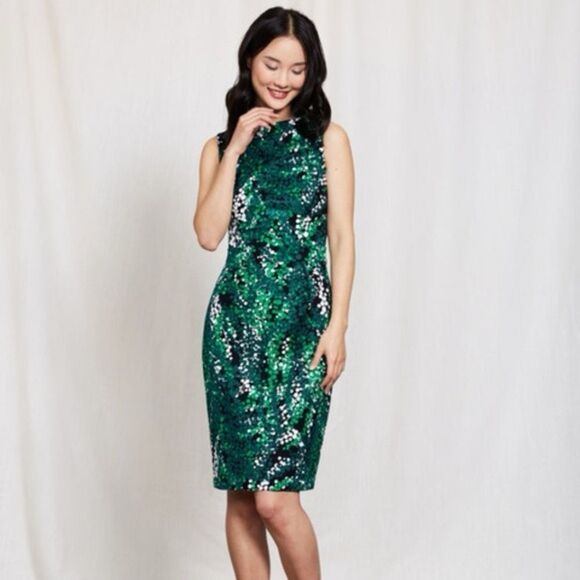 Boden Dresses & Skirts - Boden Martha Dress Drake Wisteria Green Sheath Sz 8R